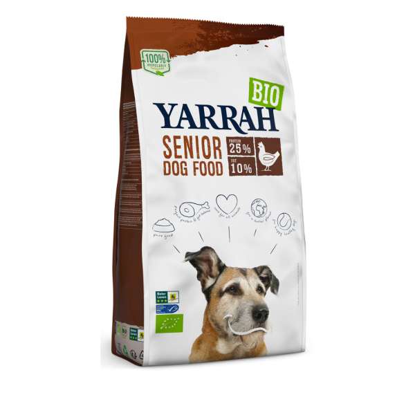 Yarrah Bio-Hundefutter Senior Huhn