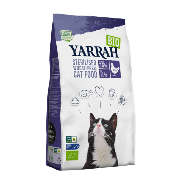 Yarrah Bio-Katzenfutter Wheat-Free für sterilisierte Katzen