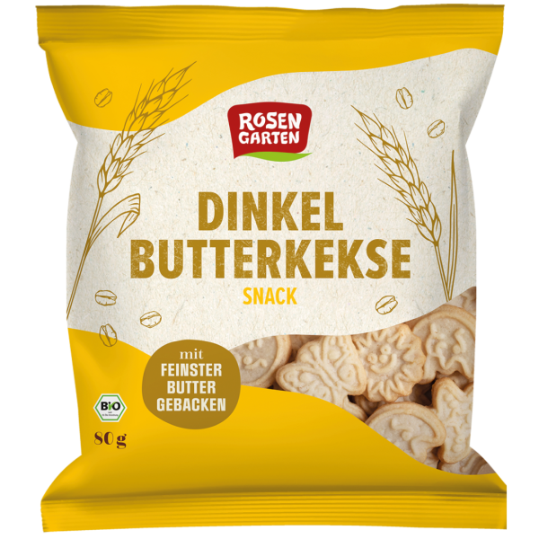 Rosengarten Bio Dinkel Butterkekse Snack