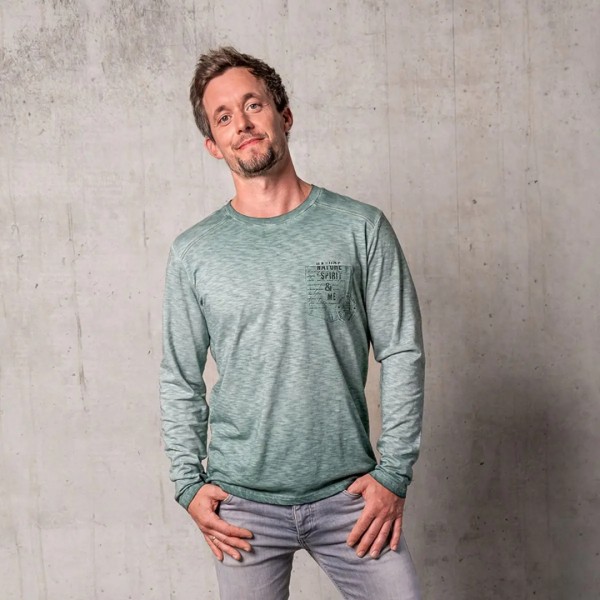 Spirit of Om Longsleeve Shirt Nature Spirit Emerald