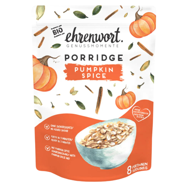 Ehrenwort Bio Pumpkin Spice Porridge