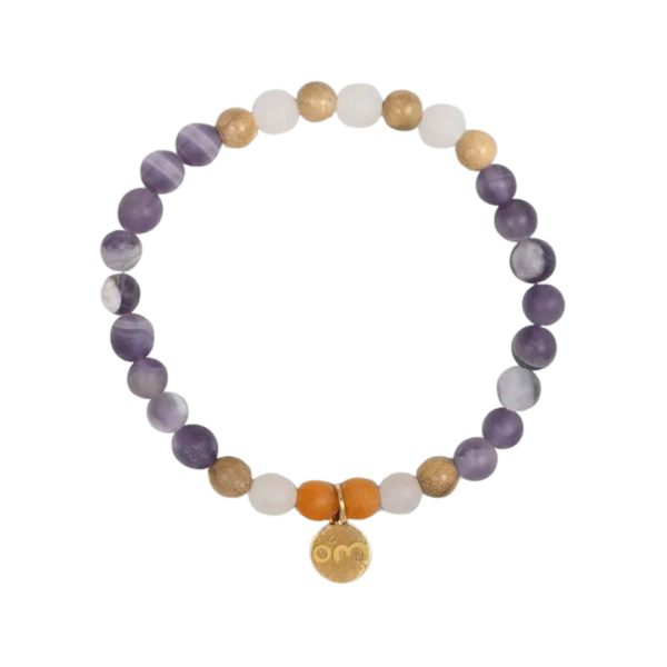 Spirit of Om Armband Nandana Amethyst