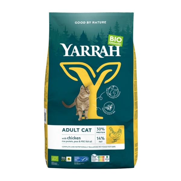 Yarrah Bio-Katzenfutter Trocken Adult Huhn