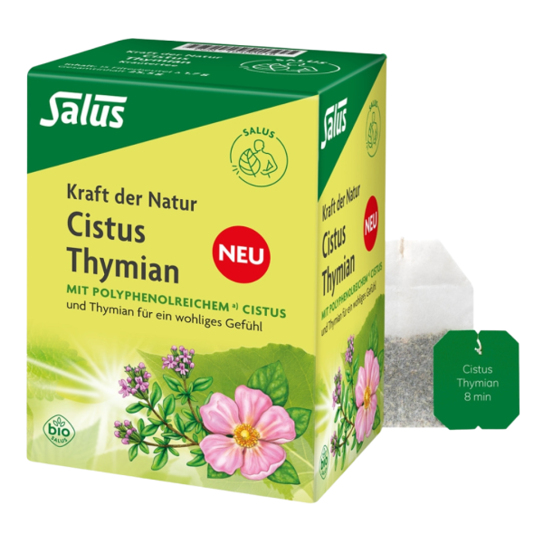 Salus Bio Cistus Thymian Tee, 15 Filterbeutel