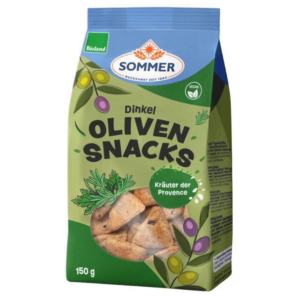 Sommer Økologiske oliven-snacks