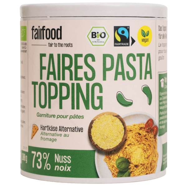 fairfood Faires Pasta Topping Papierdose 100g