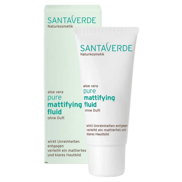 Santaverde Pure Mattifying Fluid uden parfume, 30ml