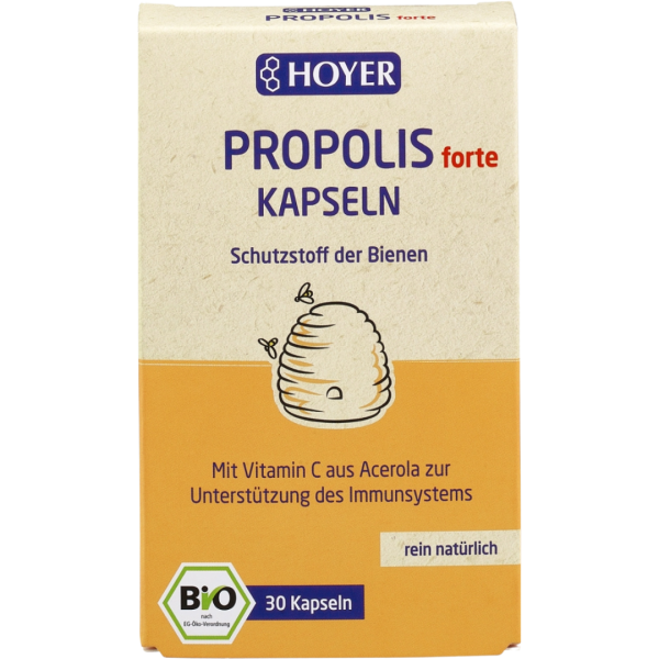 Hoyer Økologisk Propolis forte 30 kapsler