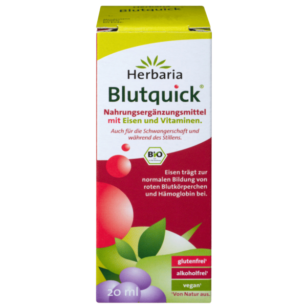 Herbaria Bio Blutquick 20 ml MHD 30.09.24