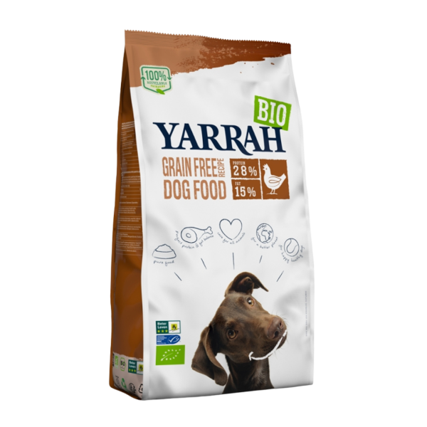 Yarrah Bio-Hundefutter Huhn &amp; Fisch