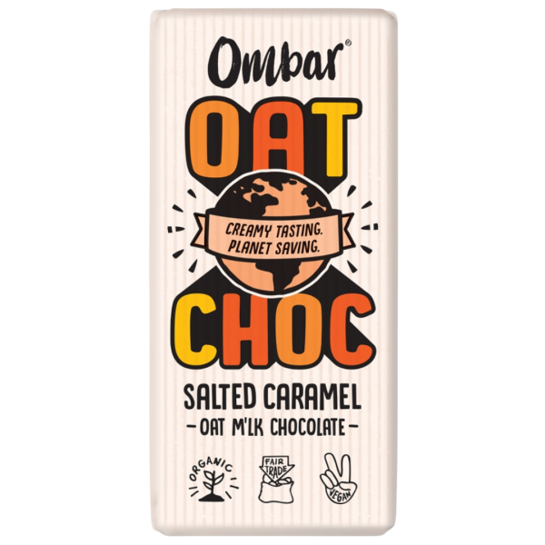 Ombar Bio Raw Oat Choc Salted Caramel Schokolade 70g