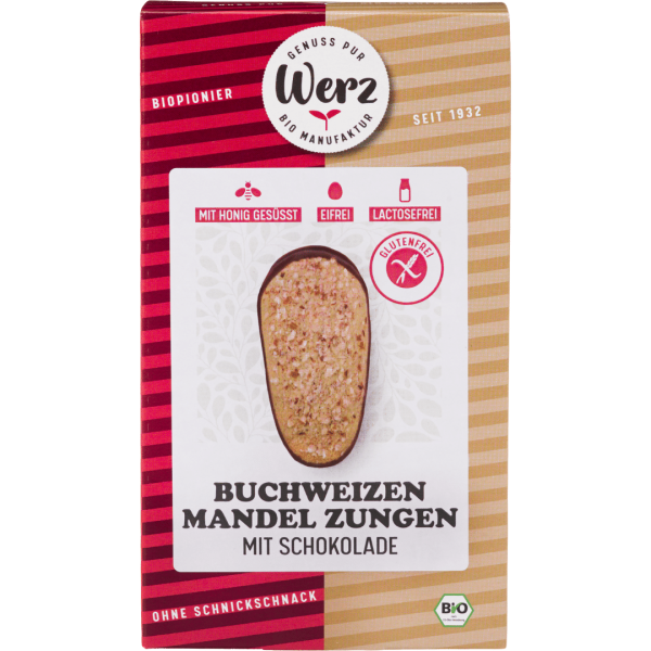 Werz Bio Buchweizen-Mandel-Zungen