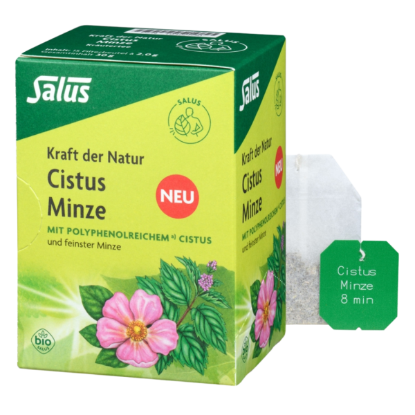 Salus Bio Cistus Minze Tee, 15 Filterbeutel