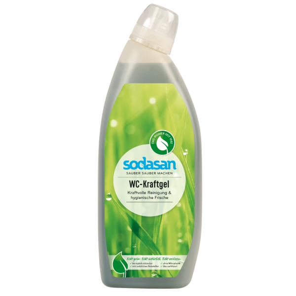 Sodasan WC-rengøringsmiddel power gel, 750 ml