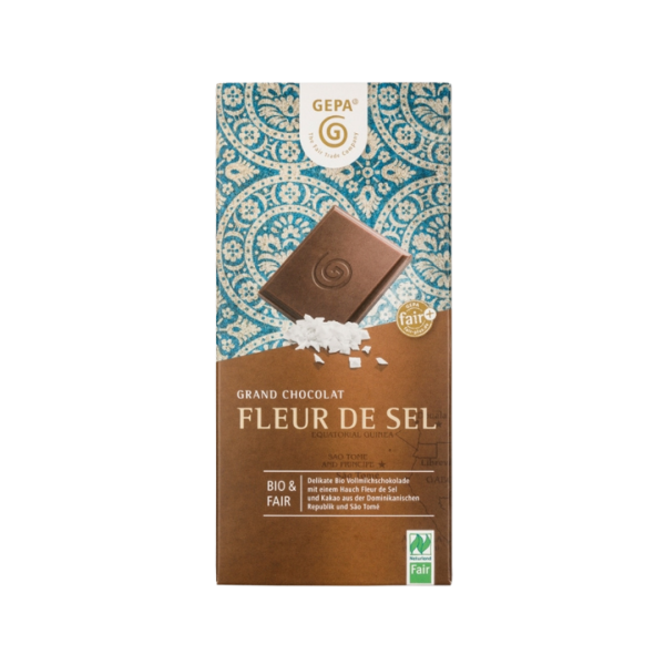 GEPA Fleur de Sel 37% Schokolade, 100g