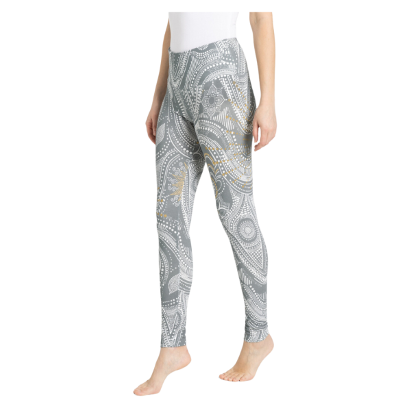 Spirit of Om Yoga Leggings Puja graugold