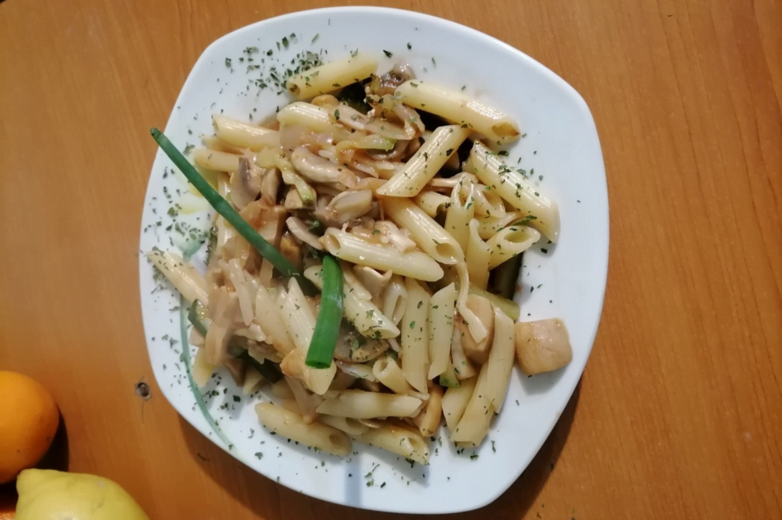 Penne mit marinierten Steinpilzen – Vegetarisch