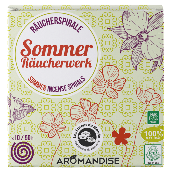 AROMANDISE Duftende Rapswachsscheiben, Sommer