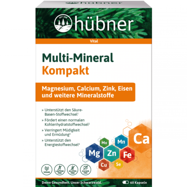 Hübner BASIS BALANCE® MINERALSTOFFE PUR kapsler