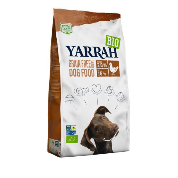 Yarrah Bio-Hundefutter Huhn &amp; Fisch