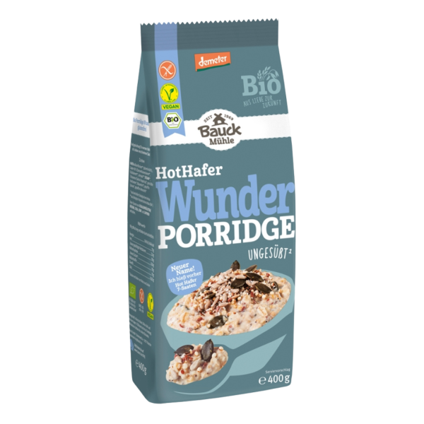 Bauckhof  Økologisk Hot Oats 7-Seeds usødet, 400g