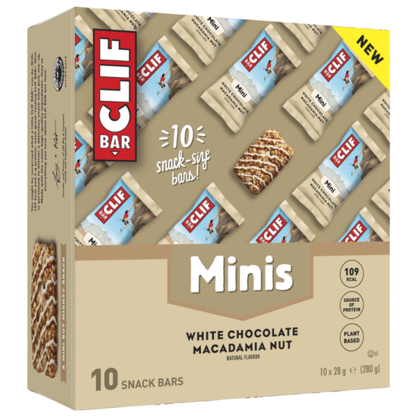 Clif Bar White Chocolate Macadamia - Mini Energieriegel, 1 Stück