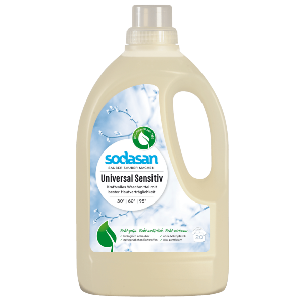 Sodasan Universalvaskemiddel Sensitive, 1,5l