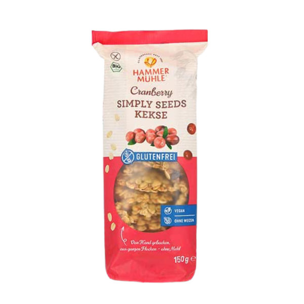 Hammer Mühle Bio Simply Seeds Kekse Cranberry