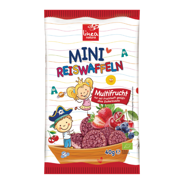 Linea Natura Bio Mini Reiswaffeln Multifrucht