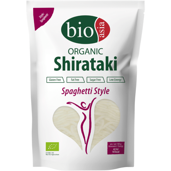 BIOASIA Bio Shirataki Spaghetti, aus Konjakmehl