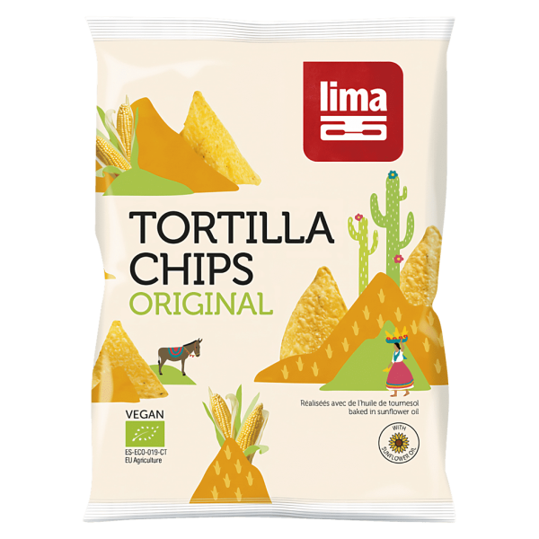 Lima Økologiske tortillachips Original