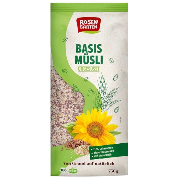 Rosengarten Økologisk Basis Müsli med Amaranth