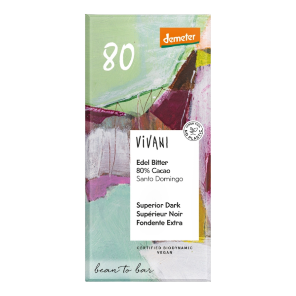 Vivani Edel Bitter 80 % Cacao