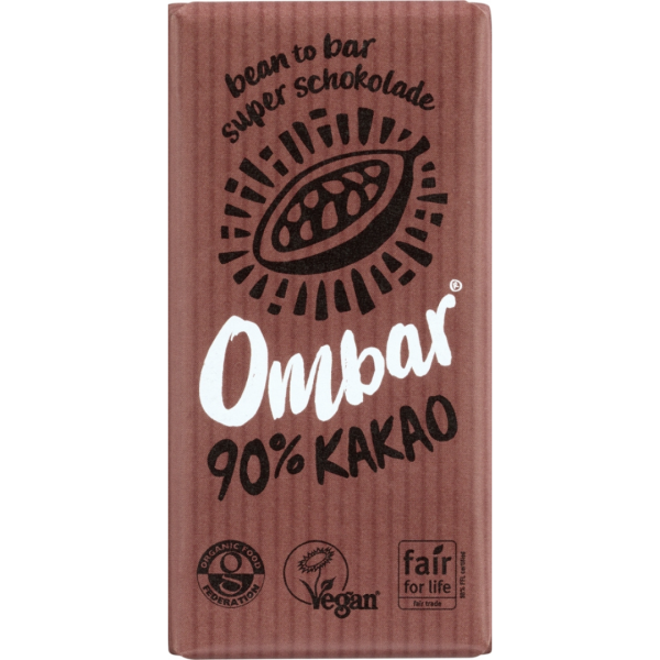 Ombar Bio Raw 90% Kakao Schokolade 70g