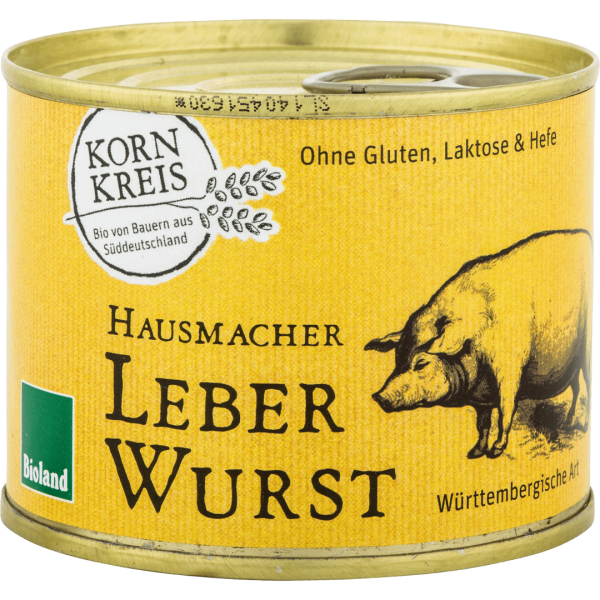 Kornkreis Bio Hausmacher-Leberwurst, 190g