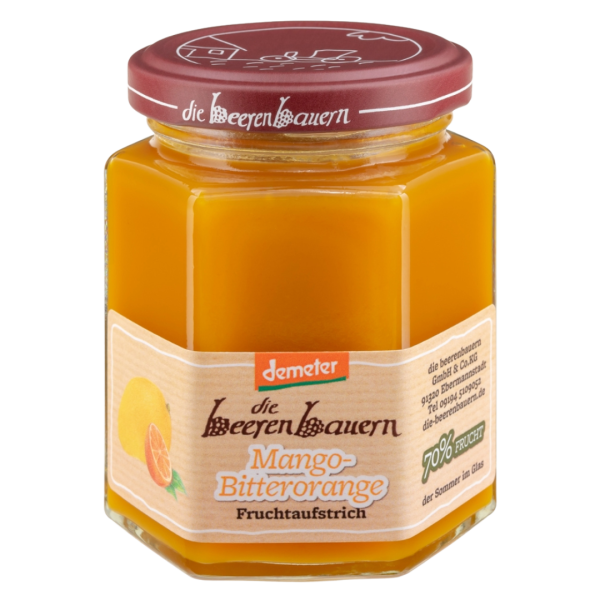 die beerenbauern Økologisk mango-bitterappelsin-frugtsmørbrad