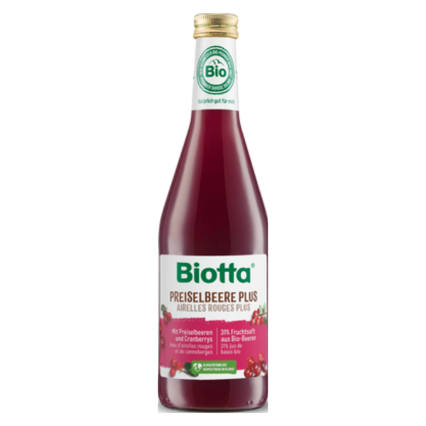 Biotta Bio Preiselbeer plus Saft