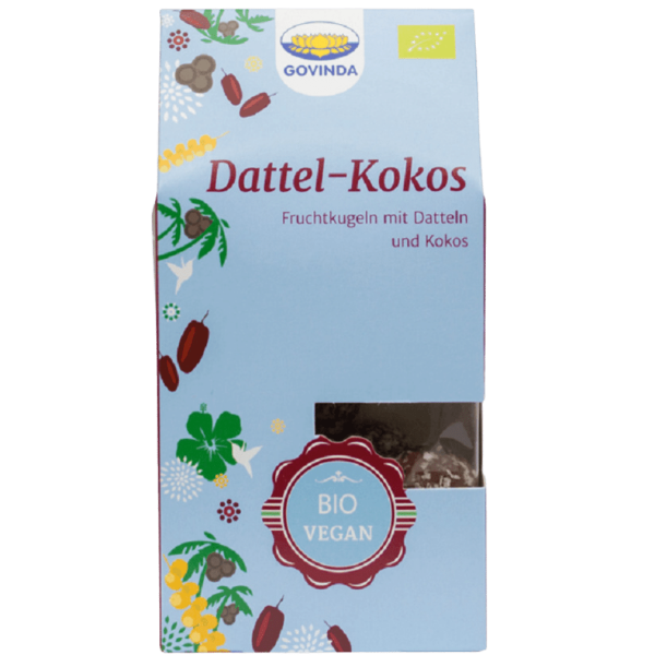 Govinda Økologiske dadel-kokos-kugler