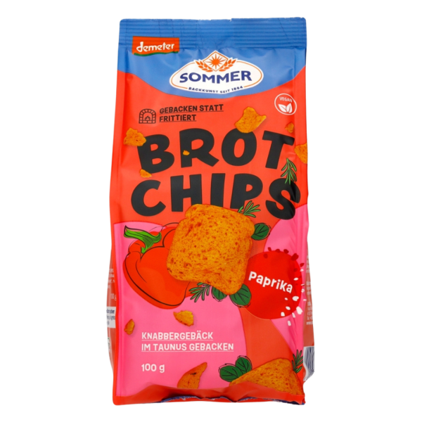 Sommer Økologiske brødchips Paprika og chili